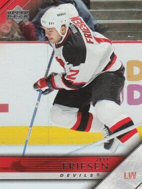 Jeff Friesen - 2005/2006 Upper Deck Hockey Card